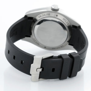 Rolex "Blue" Milgauss Stainless Steel Men's On Rubber Strap 116400 GV