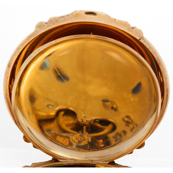 Elgin 14K Yellow Gold Hinge Pocket Watch