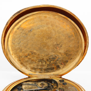 Elgin 18K Yellow Gold Hunting Case Pocket  Watch