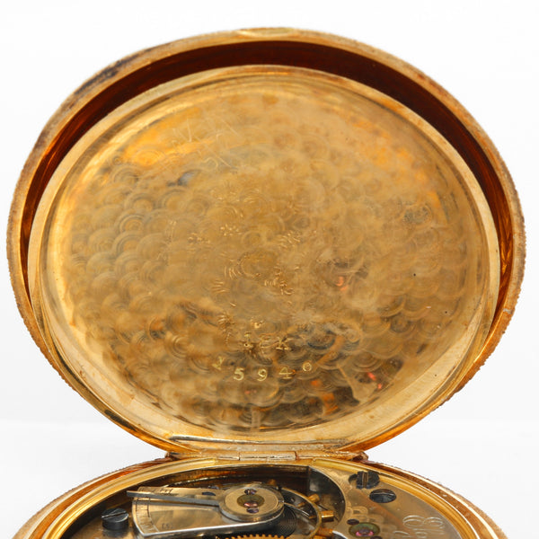 Elgin 18K Yellow Gold Hunting Case Pocket  Watch