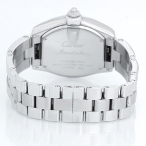 Cartier Roadster Stainless Steel Pink Ribbon Edition Ladies Watch W62016V3