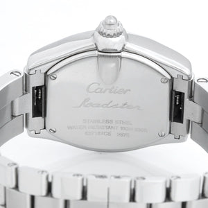 Cartier Roadster Stainless Steel Pink Ribbon Edition Ladies Watch W62016V3