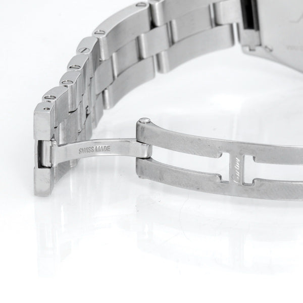 Cartier Roadster Stainless Steel Pink Ribbon Edition Ladies Watch W62016V3