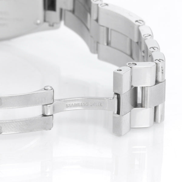 Cartier Roadster Stainless Steel Pink Ribbon Edition Ladies Watch W62016V3