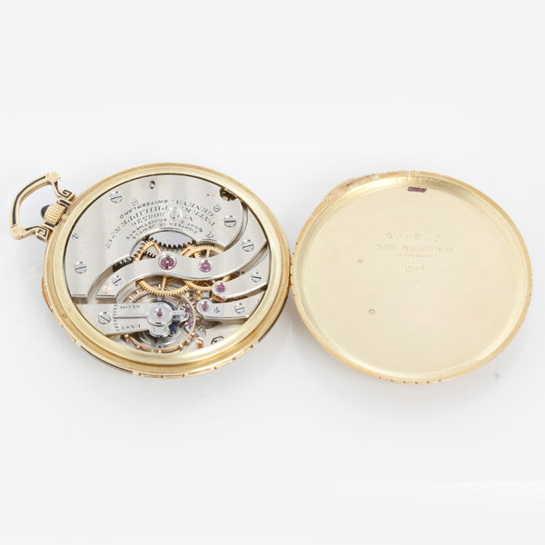 Patek Philippe 18K Yellow Gold Open Face Pocket Watch