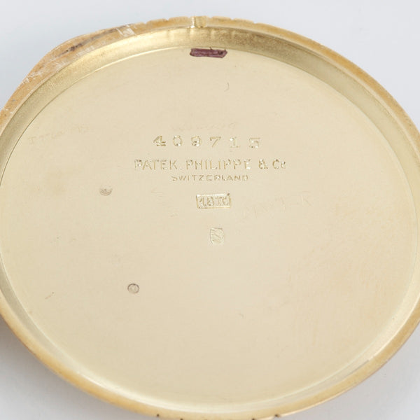 Patek Philippe 18K Yellow Gold Open Face Pocket Watch