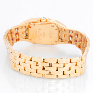 Cartier Panther Ladies 18k Yellow Gold Panthere Watch W25022B9