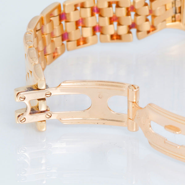 Cartier Panther Ladies 18k Yellow Gold Panthere Watch W25022B9