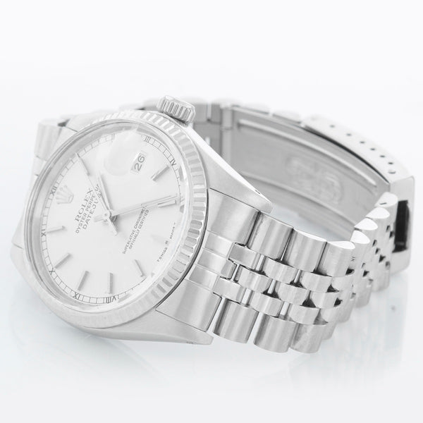 Rolex Datejust Men's Stainless Steel Watch Silver Dial 16014