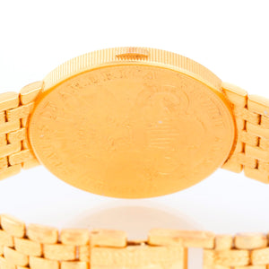 Juvenia 18k Yellow Gold $20 Coin 1904 Watch