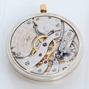 Patek Philippe 18K Yellow Gold Pocket Watch Presentation from Montgomery Ward