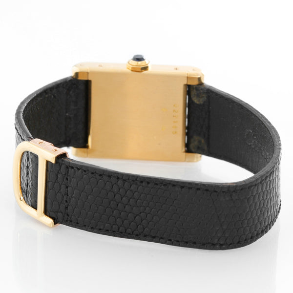 Cartier Tank 18K Yellow Gold Men's Watch