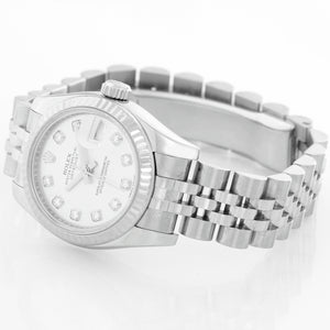 Rolex Ladies Datejust Stainless Steel Watch 179174