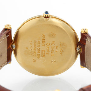 Must de Cartier Gold Vermeil Plaque Men's or Ladies Watch