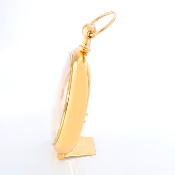 Jaeger-LeCoultre Baguette Skeleton Clock " Pocket Watch"  Ref 557