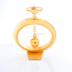 Jaeger-LeCoultre Baguette Skeleton Clock " Pocket Watch"  Ref 557