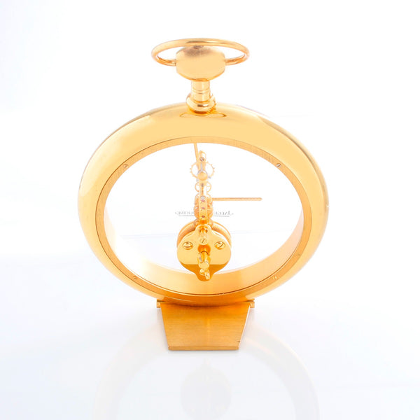 Jaeger-LeCoultre Baguette Skeleton Clock " Pocket Watch"  Ref 557