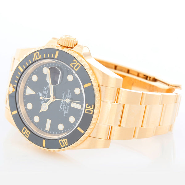 Rolex Submariner Men's 18k Gold Diver's Watch 116618