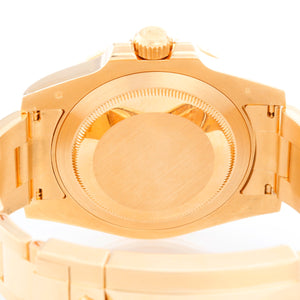 Rolex Submariner Men's 18k Gold Diver's Watch 116618