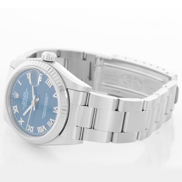 Rolex Datejust Midsize Blue Dial Steel Watch 78274