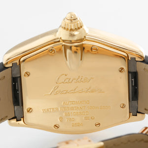 Cartier Roadster 18k Yellow Gold Men's Watch 2524