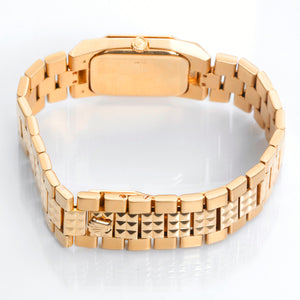 Extremely Rare Rolex Cellini Black Pyramid 18k Yellow Gold Watch 5150/8