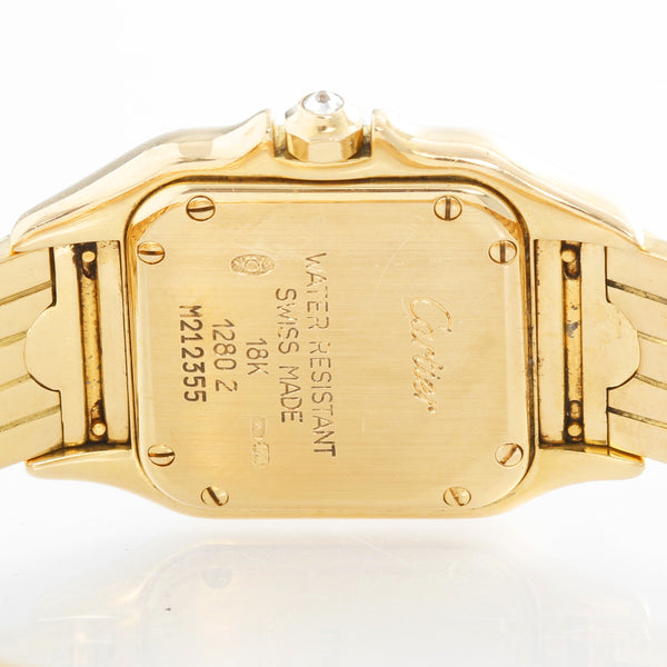 Cartier Panther Ladies 18k Yellow Gold Diamond Watch
