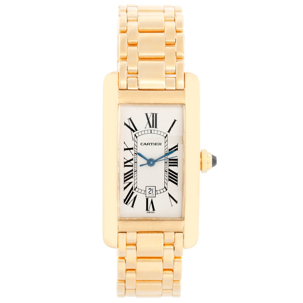 Cartier Tank Americaine 18k Gold Midsize W26035K2 1725