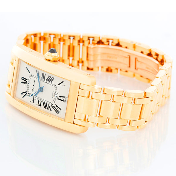 Cartier Tank Americaine 18k Gold Midsize W26035K2 1725