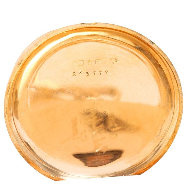 Patek Philippe 18K Yellow Gold Hinge Pocket Watch