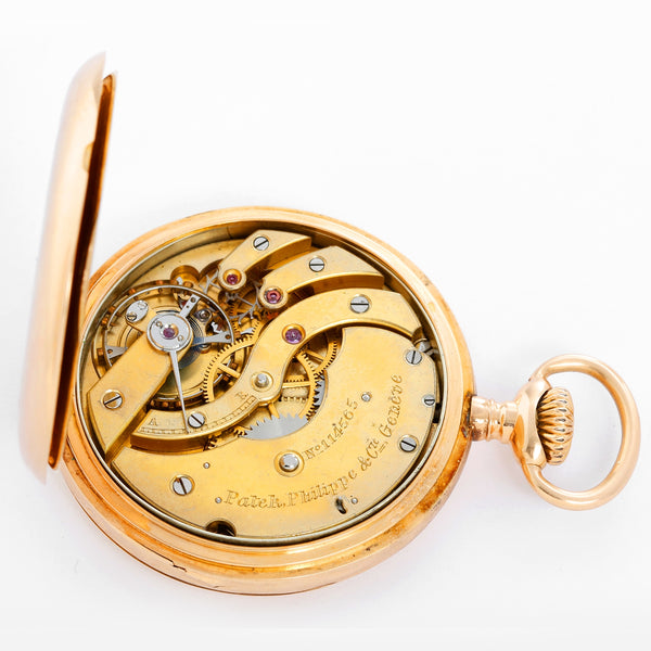 Patek Philippe 18K Yellow Gold Hinge Pocket Watch