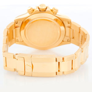 Rolex 18k Yellow Gold Cosmograph Daytona Men's Watch 116528 Gold Dial