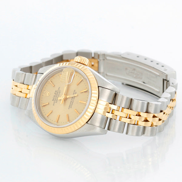 Ladies Rolex Datejust Watch 69173 Champagne Tapestry  Dial