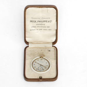 Vintage Patek Philippe 18k Yellow Gold for E. Gubelin Pocket Watch – Image 5