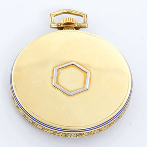 Vintage Patek Philippe 18k Yellow Gold for E. Gubelin Pocket Watch – Image 2