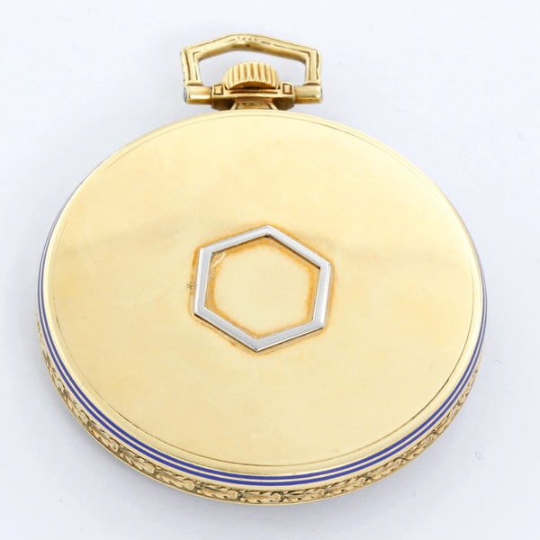 Vintage Patek Philippe 18k Yellow Gold for E. Gubelin Pocket Watch – Image 2