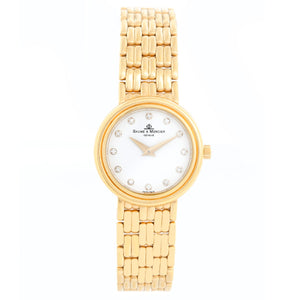Baume & Mercier Ladies Classic Diamond Dial Watch 65323