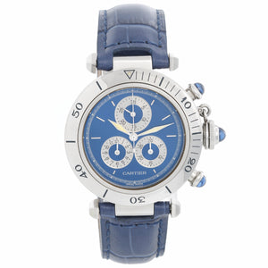 Pasha de Cartier Stainless Steel 42mm Men's Automatic Winding Watch W31072M7