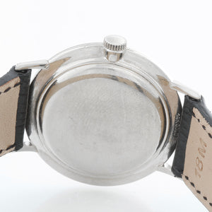 Longines 14K White Gold 1950's Mystery Dial Watch