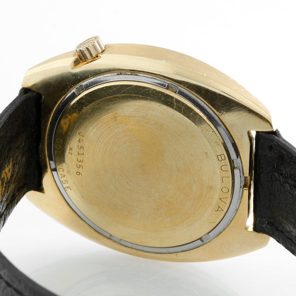 Bulova Accuquartz 14K Yellow Gold Mens Watch