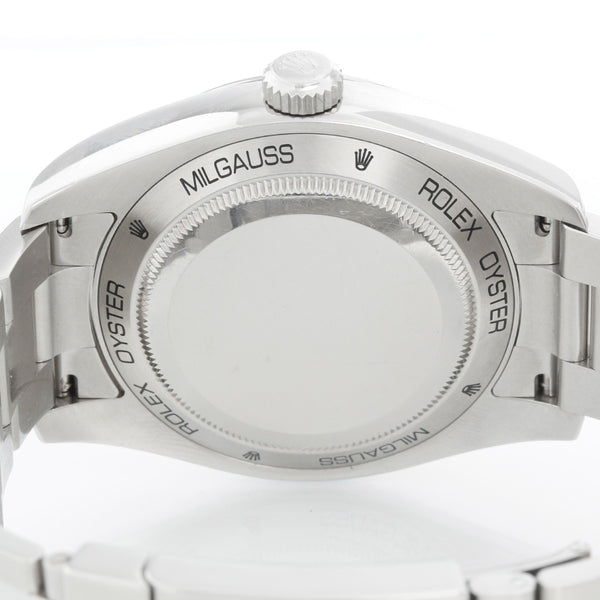 Rolex Milgauss Stainless Steel Men's Watch White Dial 116400