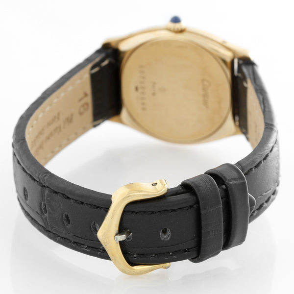 Cartier Tonneau Yellow Gold Ladies Watch