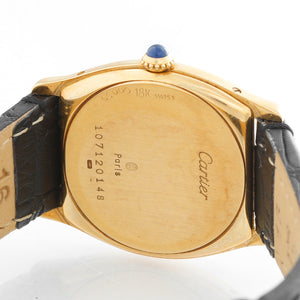 Cartier Tonneau Yellow Gold Ladies Watch