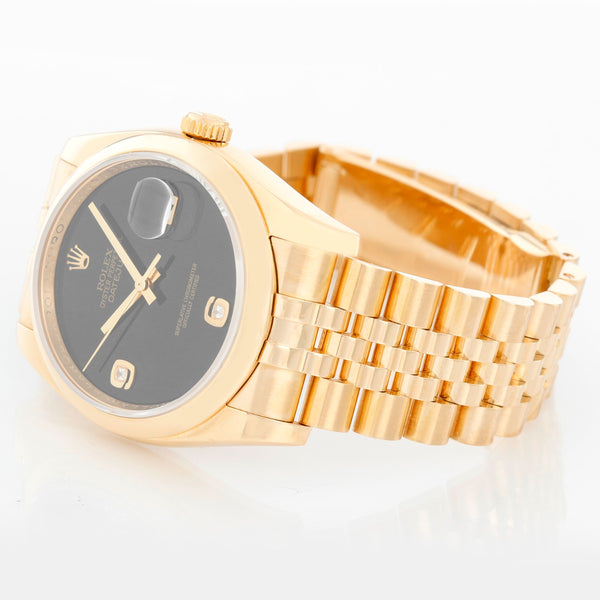 Men's Gold Rolex Datejust Watch 116208