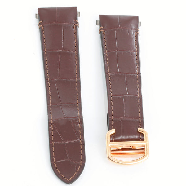 Cartier Santos 18K Rose Gold  Large Men's Watch WGSA0007