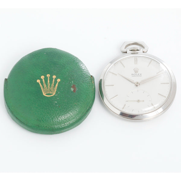Rolex Stainless Steel  Pocket Watch Ref 3002
