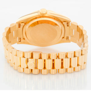 Men's 18 Gold Rolex President - Day-Date Watch 18238 Champagne Dial