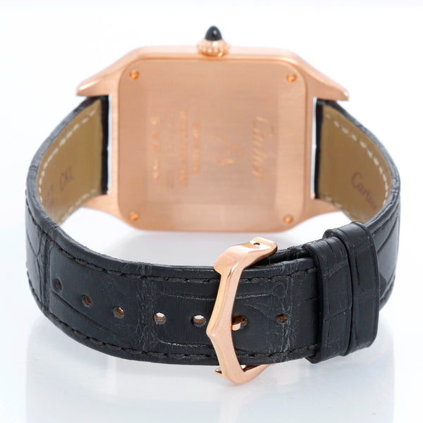 Cartier Santos Dumont Quartz 18k Rose  Gold WGSA0021 4227