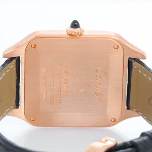 Cartier Santos Dumont Quartz 18k Rose  Gold WGSA0021 4227