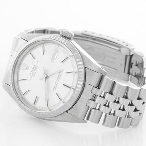 Rolex Datejust Steel Watch 1601 Silver Dial